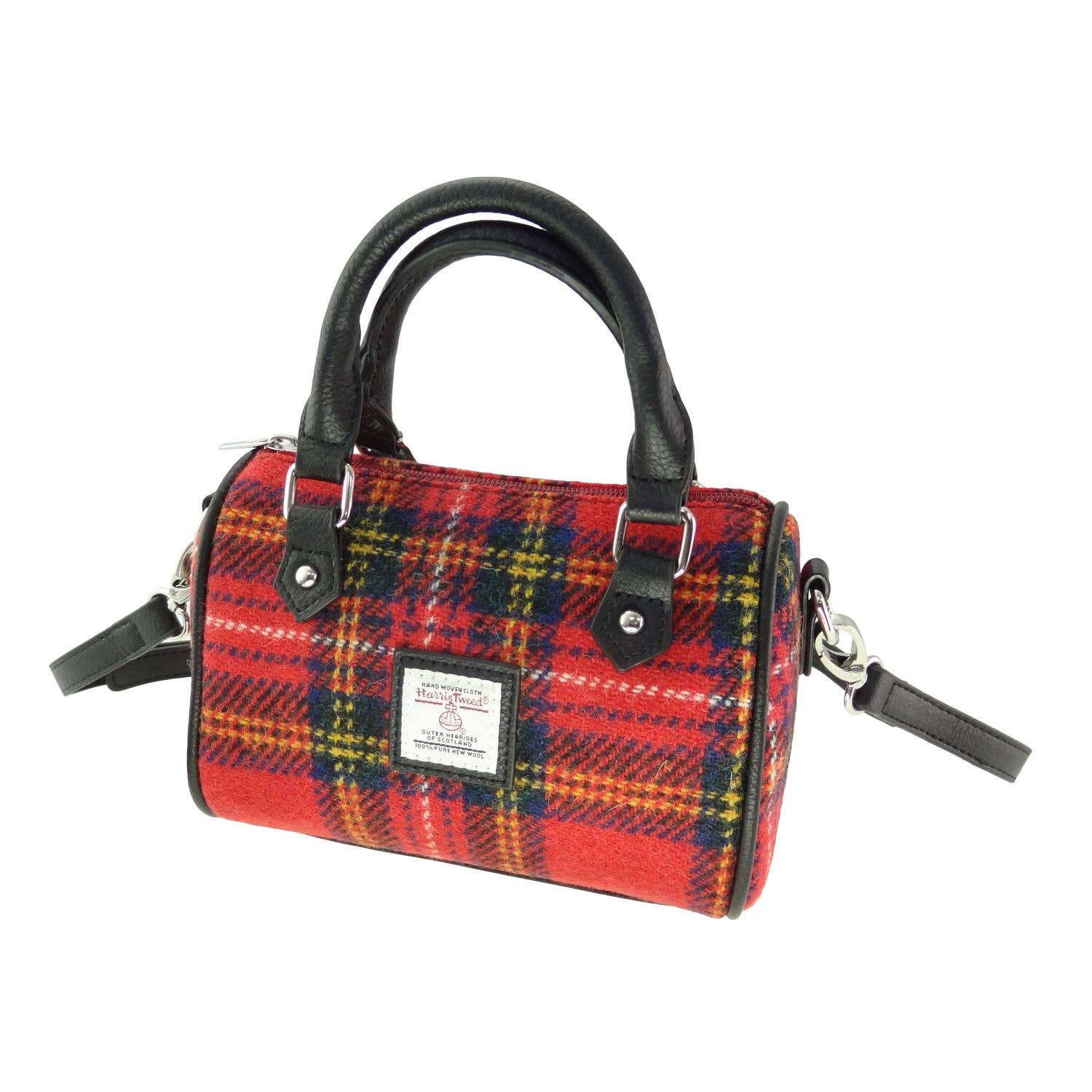 Glen Appin Of Scotland - Wholesale Top Handle Bag - Women's - LB1203 Harris Tweed 'Kilbride' Mini Bowling Bag5