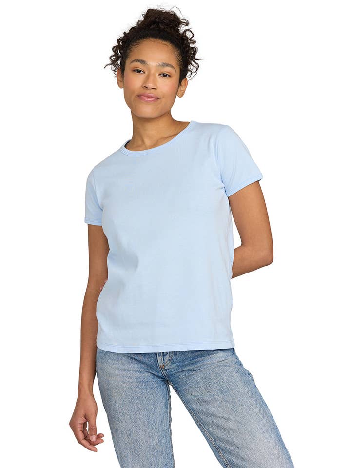 US Blanks - Wholesale T-Shirt - Women's - Baby Rib Tee - 100% Organic
