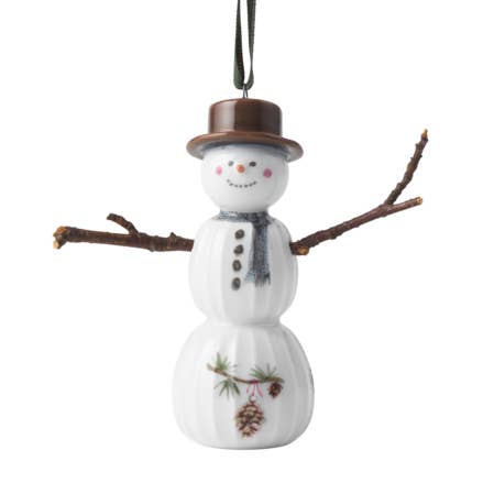 Kähler - Hammershøi Christmas - Snowman Family Ornaments for wholesale by Danish Design Collective