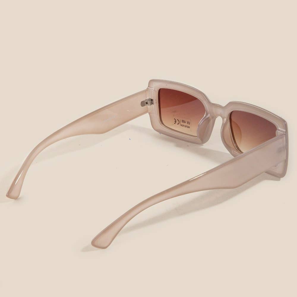 ASSORTED Thick Frame Rectangle Sunglasses Set for wholesale on Faire2