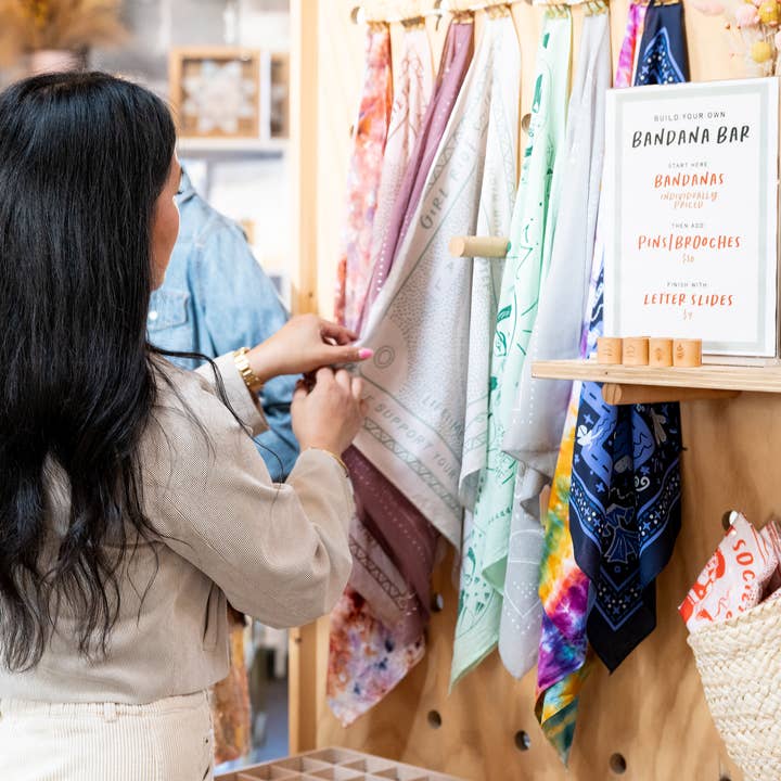 Girl Riot Society by Mosaic Makers Co - Wholesale Bandana – Women's - Bandana Bar Starter Kit1