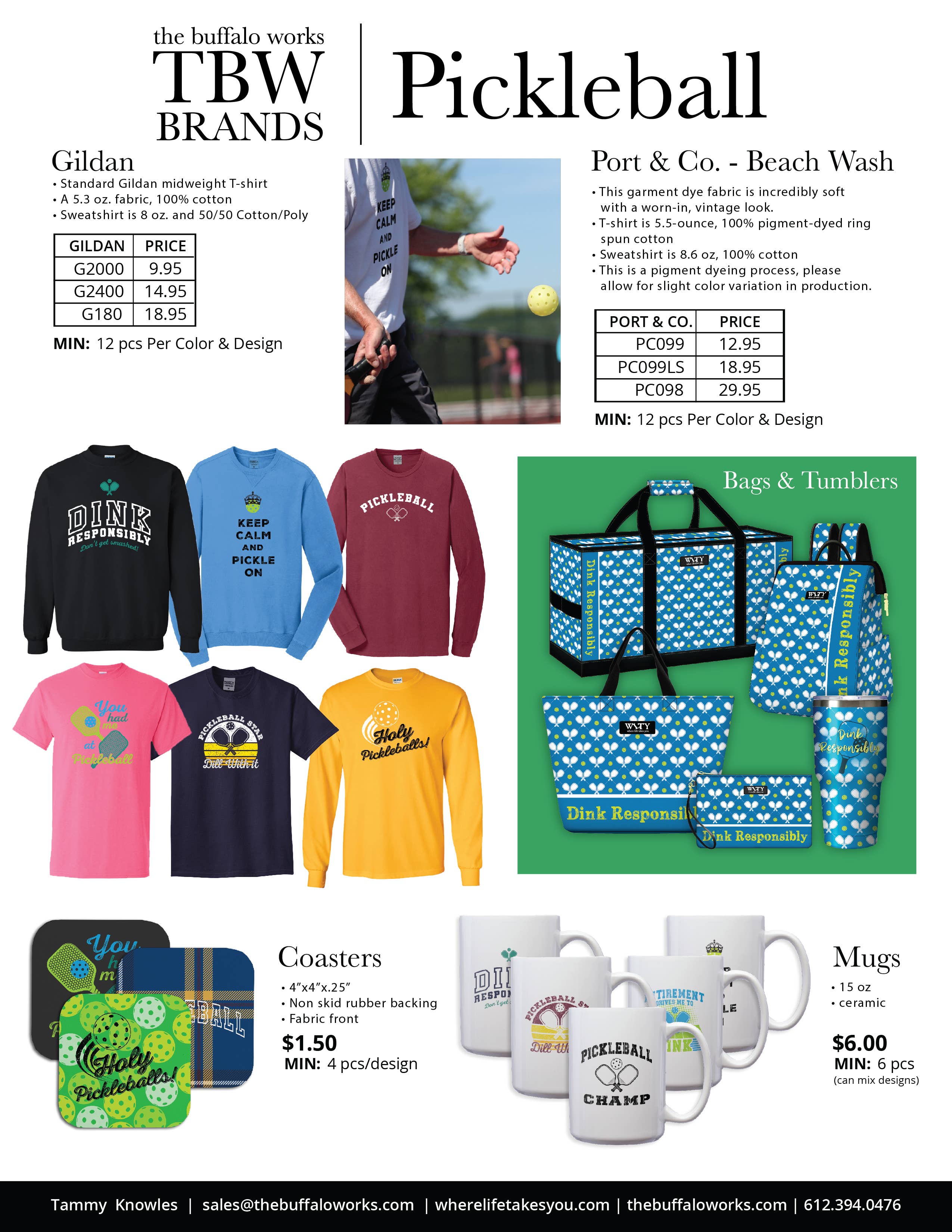 The Buffalo Works - Wholesale Screen Printed T-Shirt - Unisex - Pickleball Gildan SS T-shirt - Dill With It1