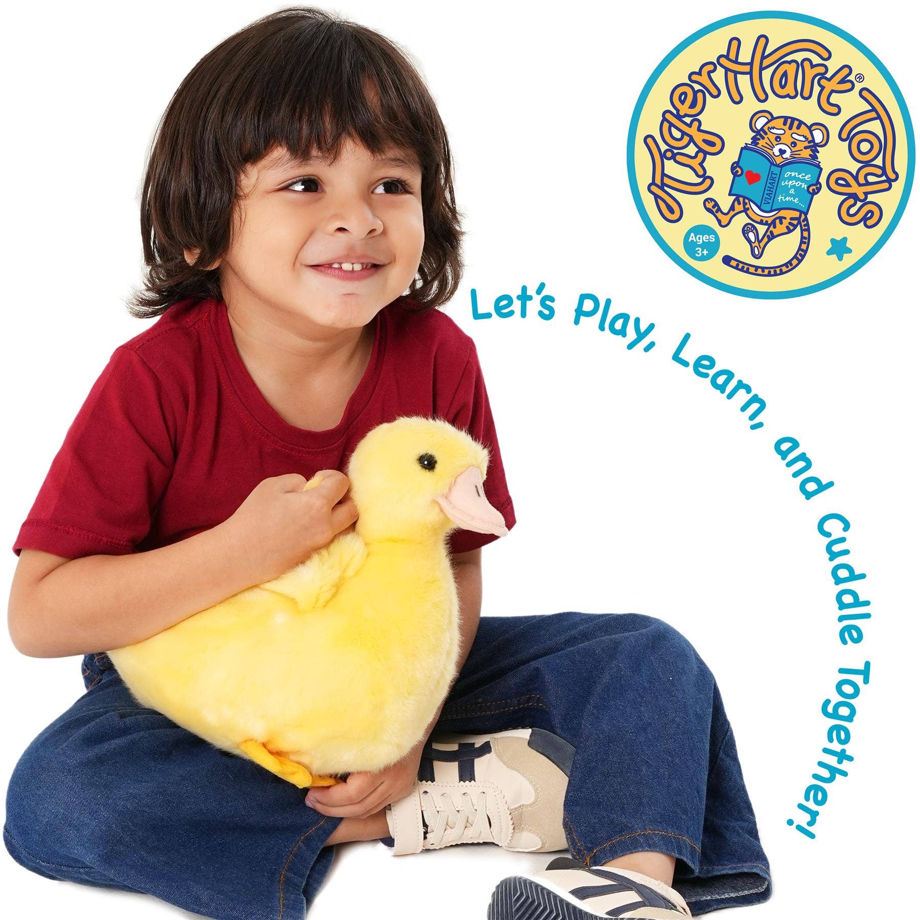 VIAHART Toy Co. - Wholesale Stuffed/Plush Toy - Kids & Baby - Dani the Duckling | 11 Inch Stuffed Animal Plush | By Tiger5