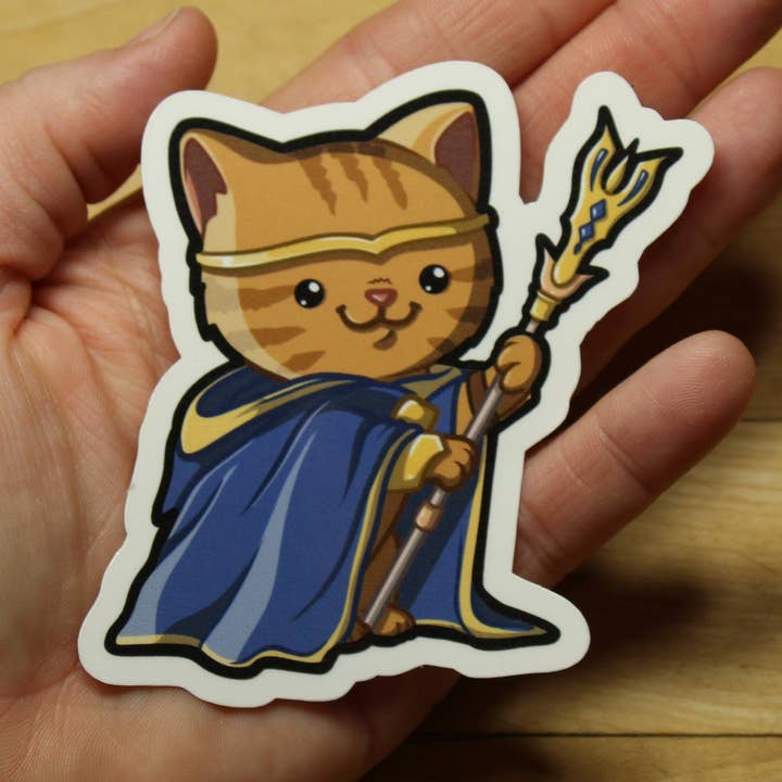 Sticker Kat- Tovenaar voor wholesale door Mega Kawaii Cuties