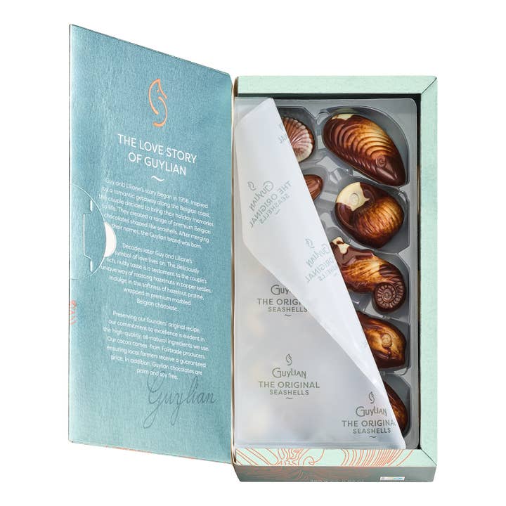 Belgium's Chocolate Source - Vente Boîtes de chocolats - Coffret Cadeau Guylian Luxe Ballotin – Assortiment de Cadeaux Embossés2