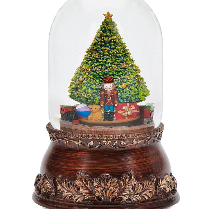 Arbre à paillettes Casse-Noisette musical avec scène rotative pour la vente par Roman