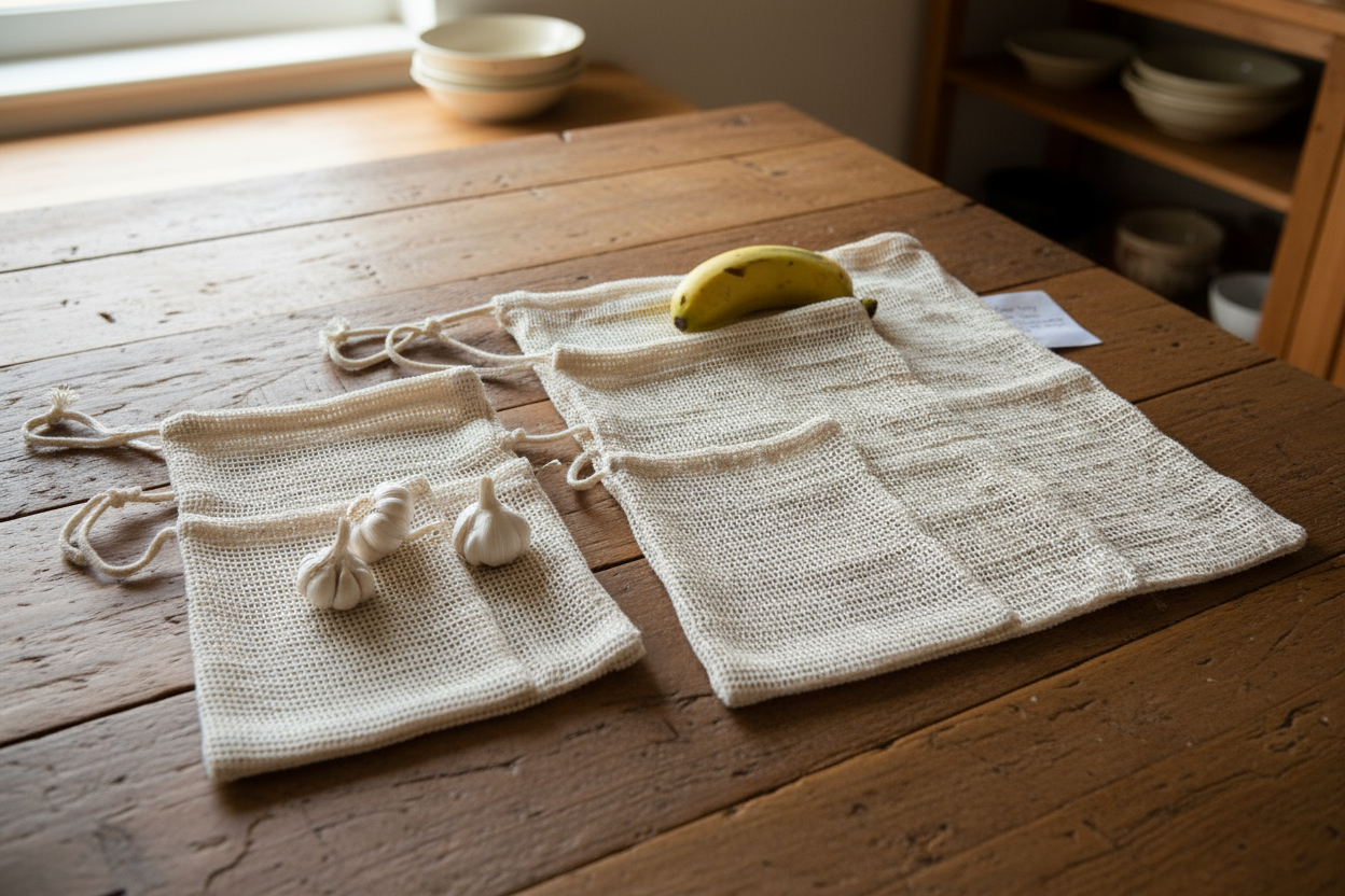 Hopes Unlimited - Wholesale Grocery/Shopping Bag - Organic Produce Bags - Cotton2