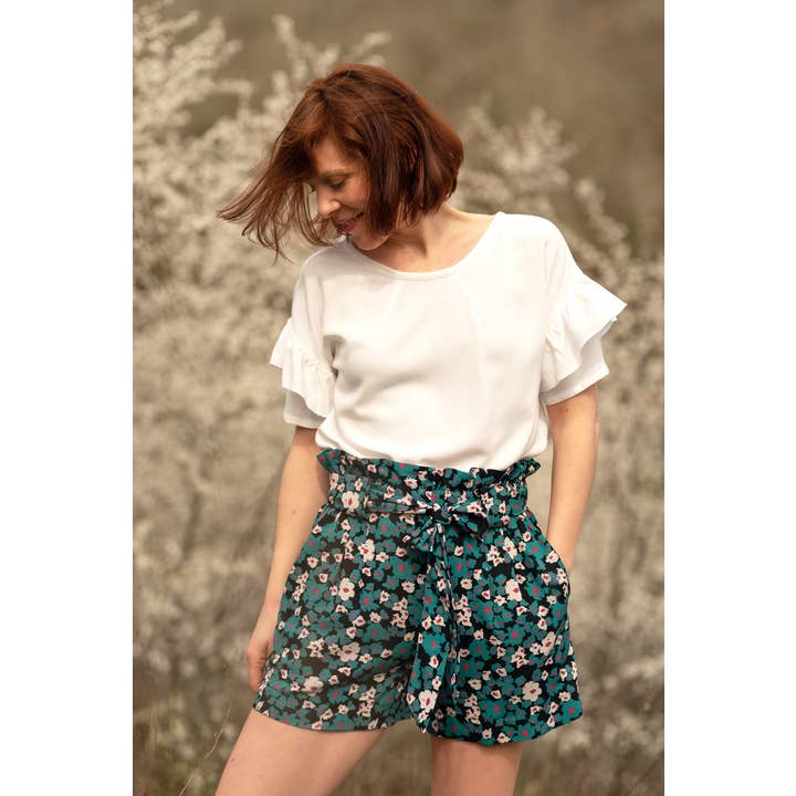 Eglantine et Zoé - Wholesale Fabric - Viscose Crepe Pearl Fabric1