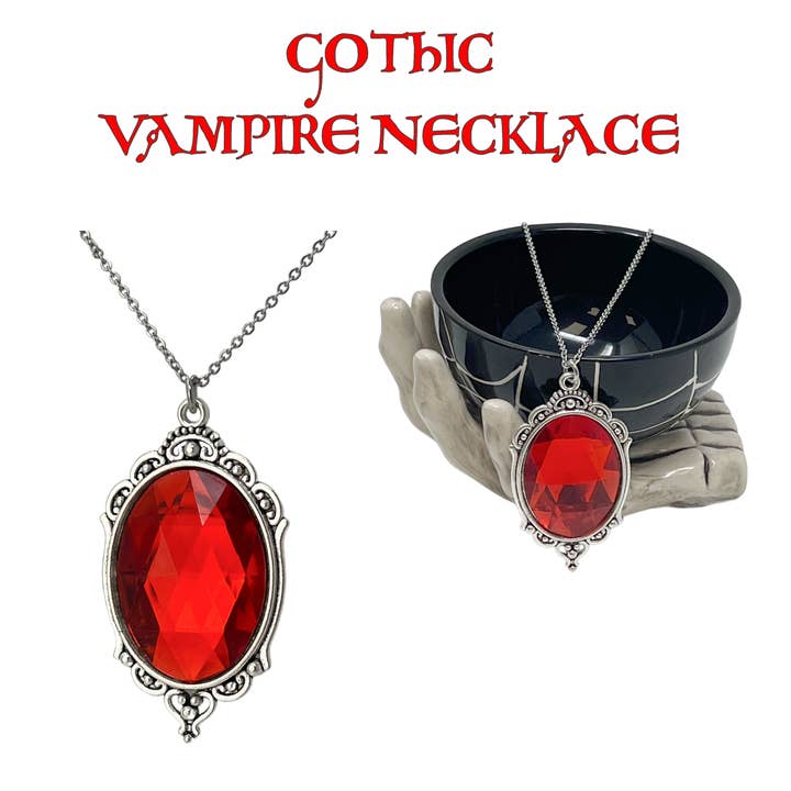 UMBRELLALABORATORY - Wholesale Pendant/Charm Necklace - Vampire necklace blood red pendant2