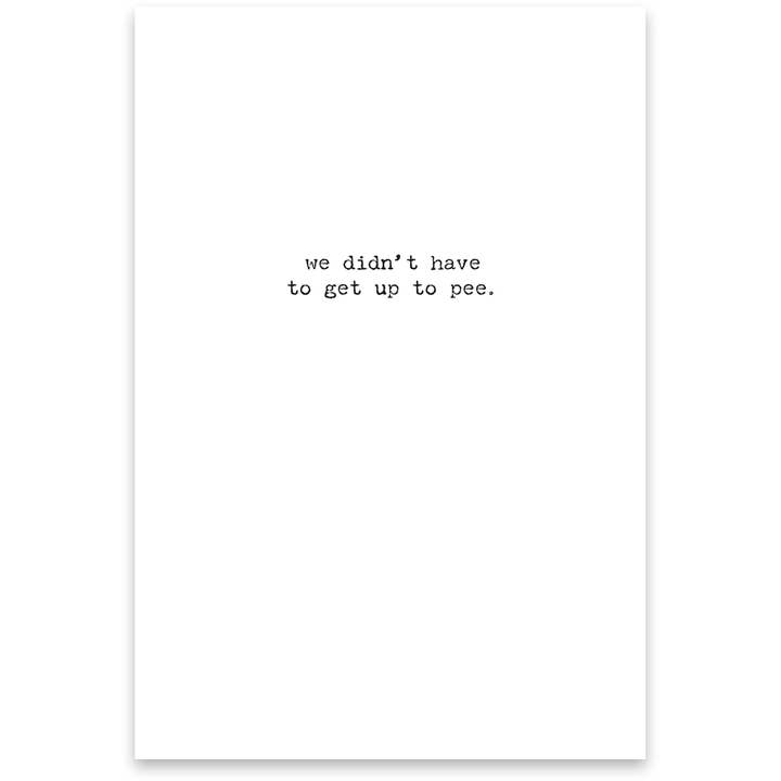 Primitives by Kathy - Wholesale Everyday Greeting Card - All Nighter Means Greeting Card