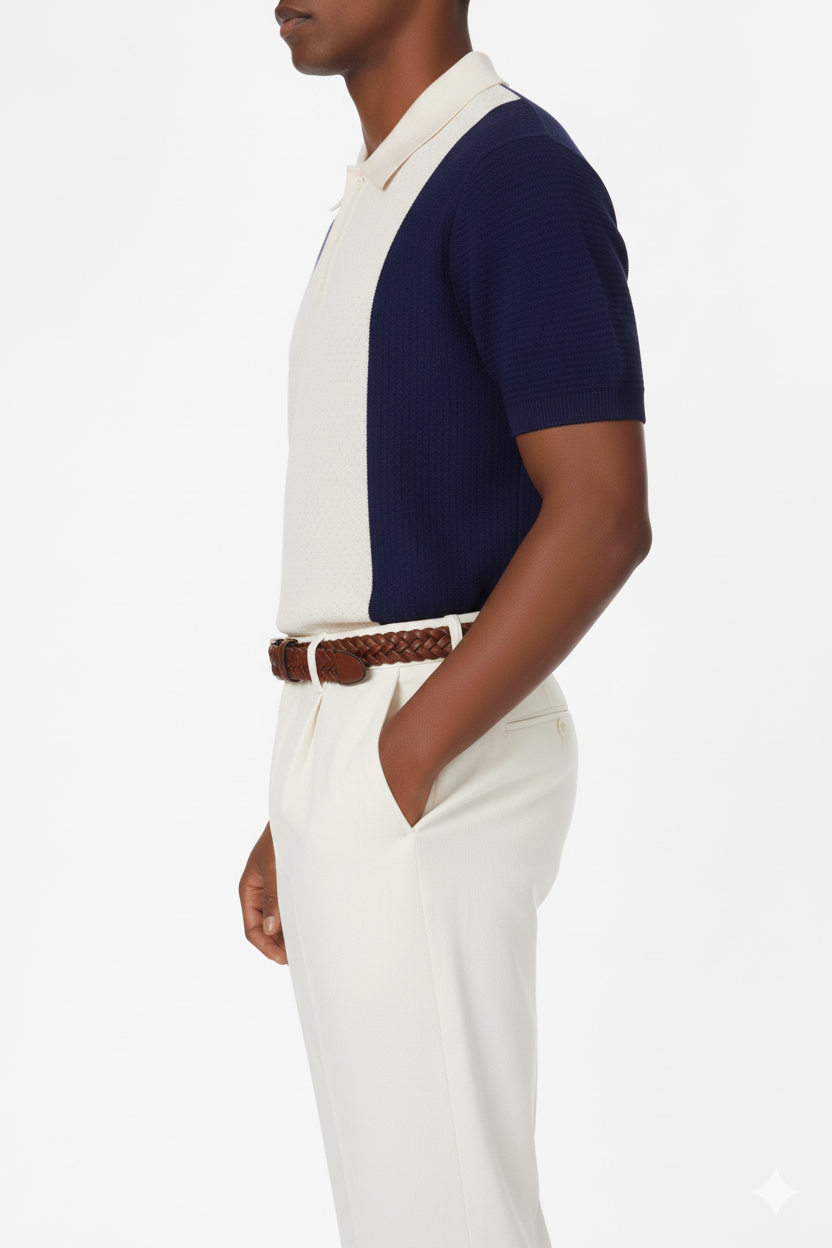 S  Men's Textured Polo Shirt for wholesale on Faire1