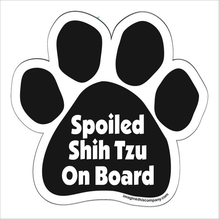 Imán de pata de Shih Tzu a bordo para venta al por mayor de Imagine This Company