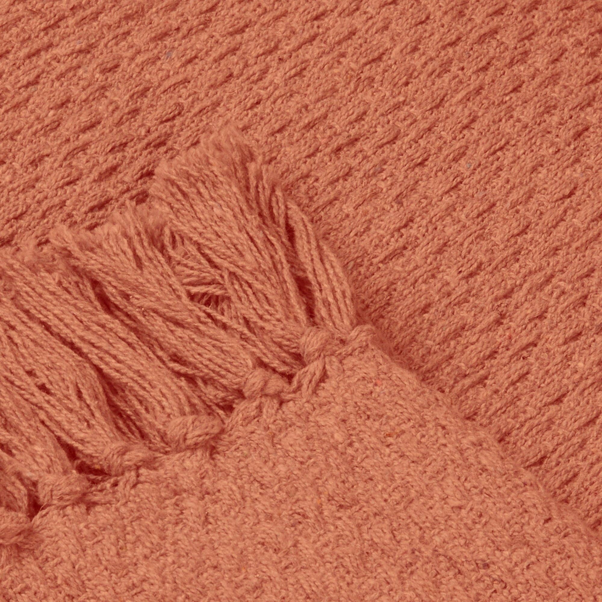 UW Home – wholesale Bedding blanket – Hayden Bedspread by Drift Home in Terracotta 200cm x 200cm3