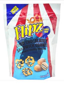 Flipz LE StateFair Choc SandCookie Bretzel - 6,5 oz (184 g) X 8 pour la vente par iSweet.ca