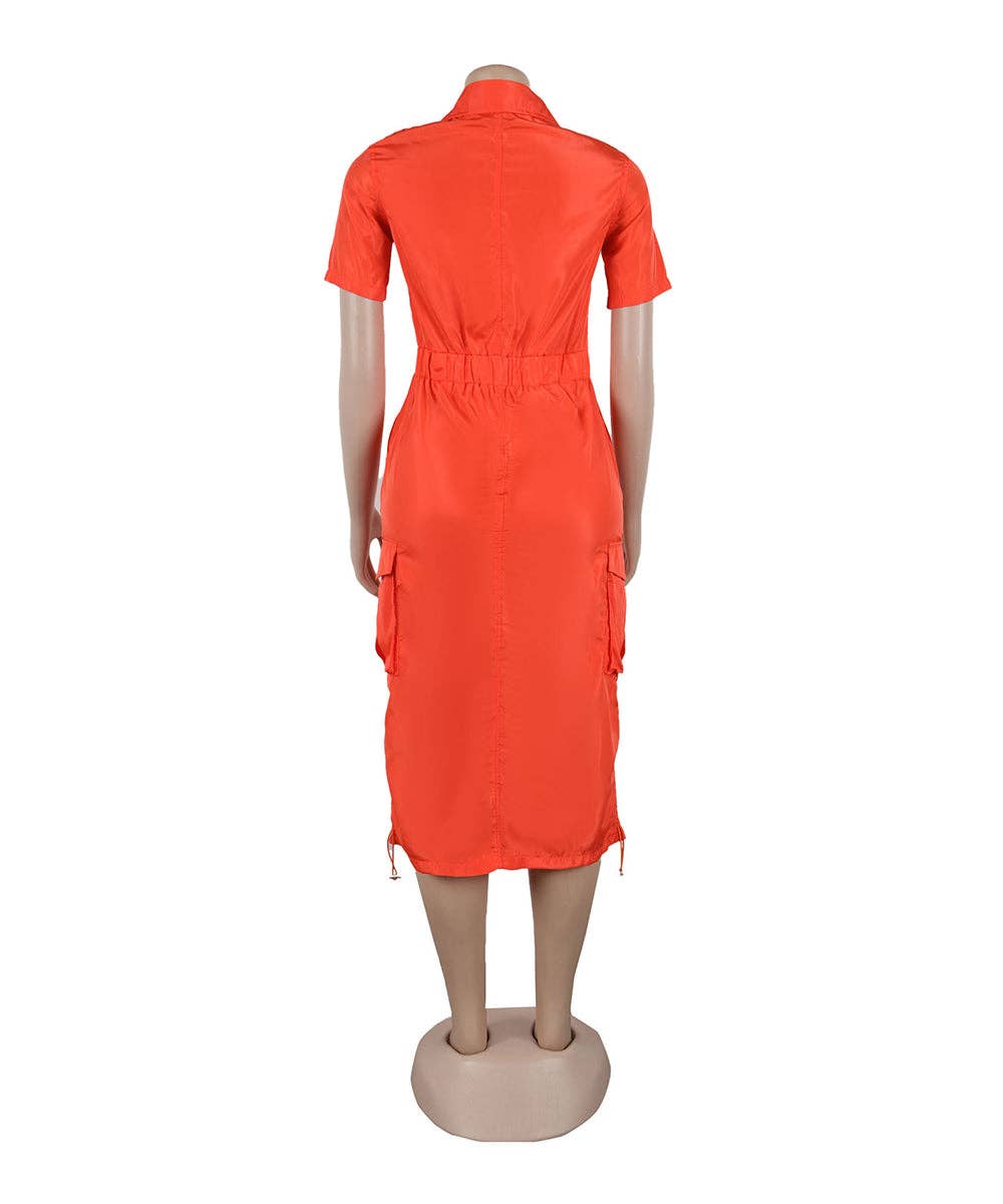 Aria Romance - Wholesale Dress - Women's - Utility Pocket Shirtdress24
