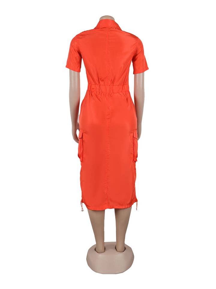 Aria Romance - Wholesale Dress - Women's - Utility Pocket Shirtdress24