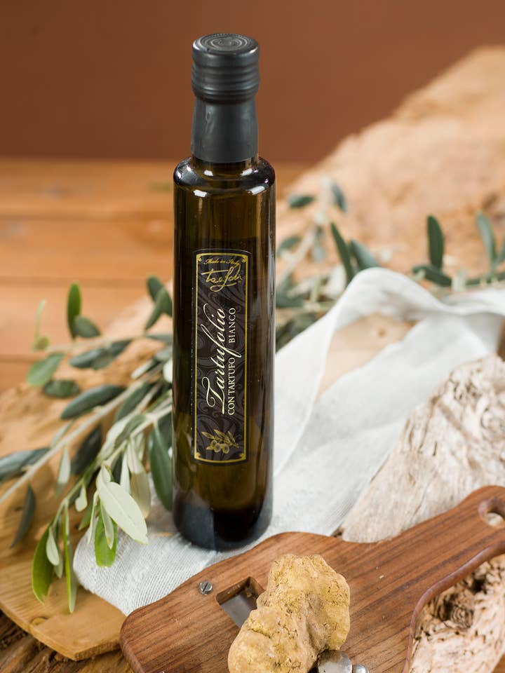 Tartufolio "Olio Tartufo Bianco" 250ml per la vendita all'ingrosso da parte di ANTICO PASTIFICIO TEALDI SRL (Tealdi)