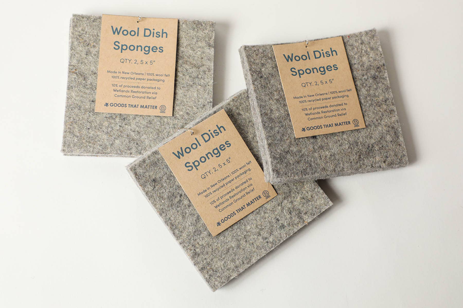 Goods That Matter - Wholesale Cleaning Sponge - Wool Eco Dish Sponges - Gives to Wetland Restoration3