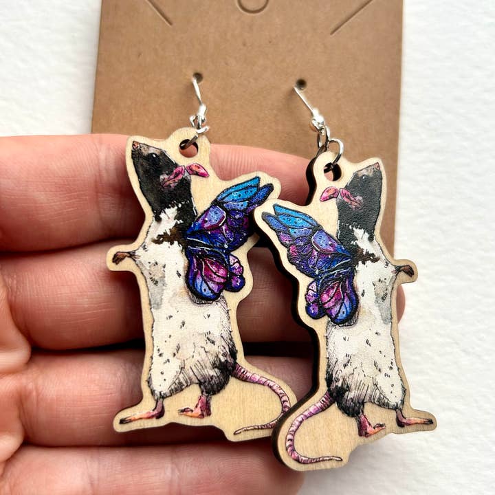 Aquabun - Wholesale Dangle Earrings - Rat Fairy Earrings4