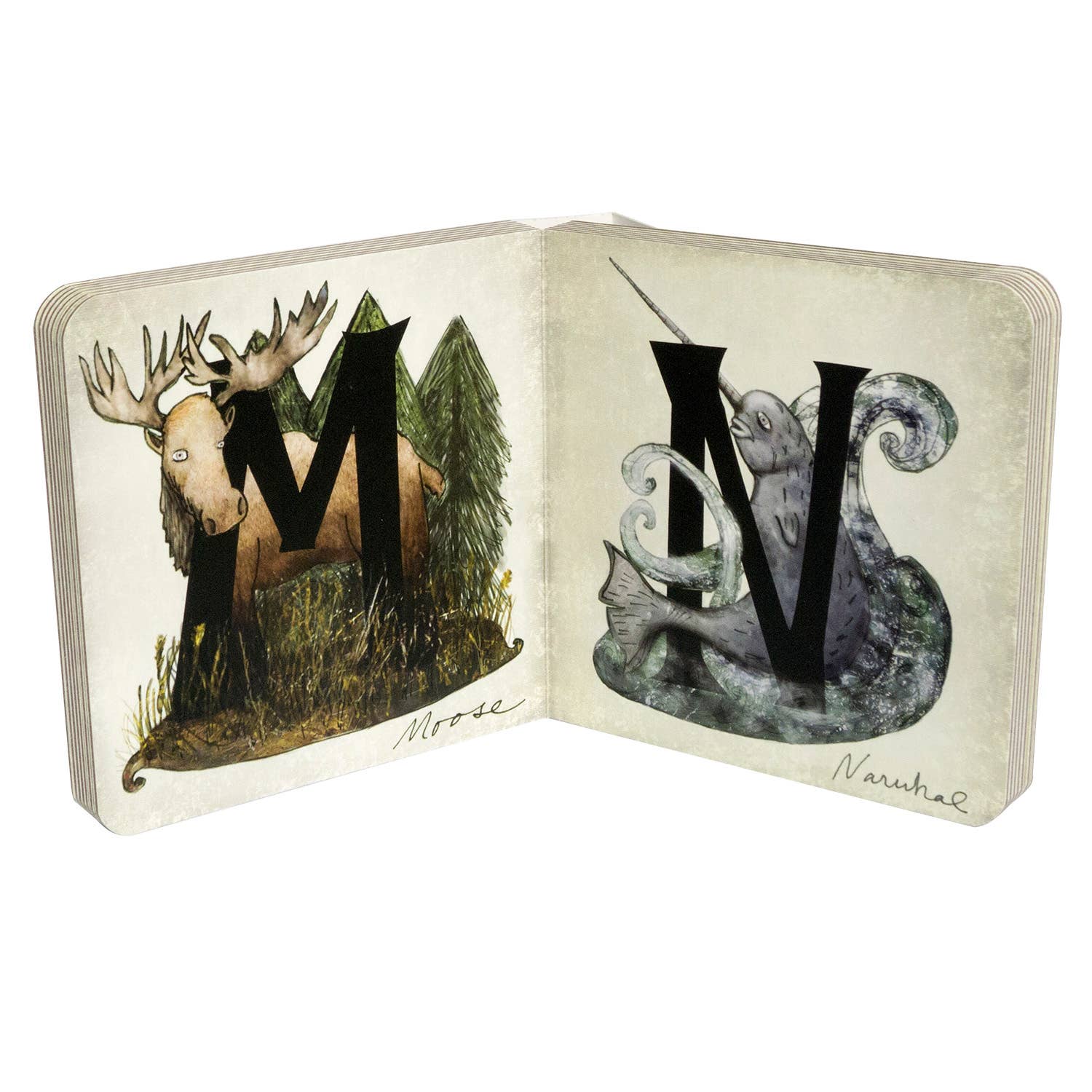 Amelia Kieras Paper Arts - Wholesale Fantasy - Animals Beasts and Creatures Abc Board Book4