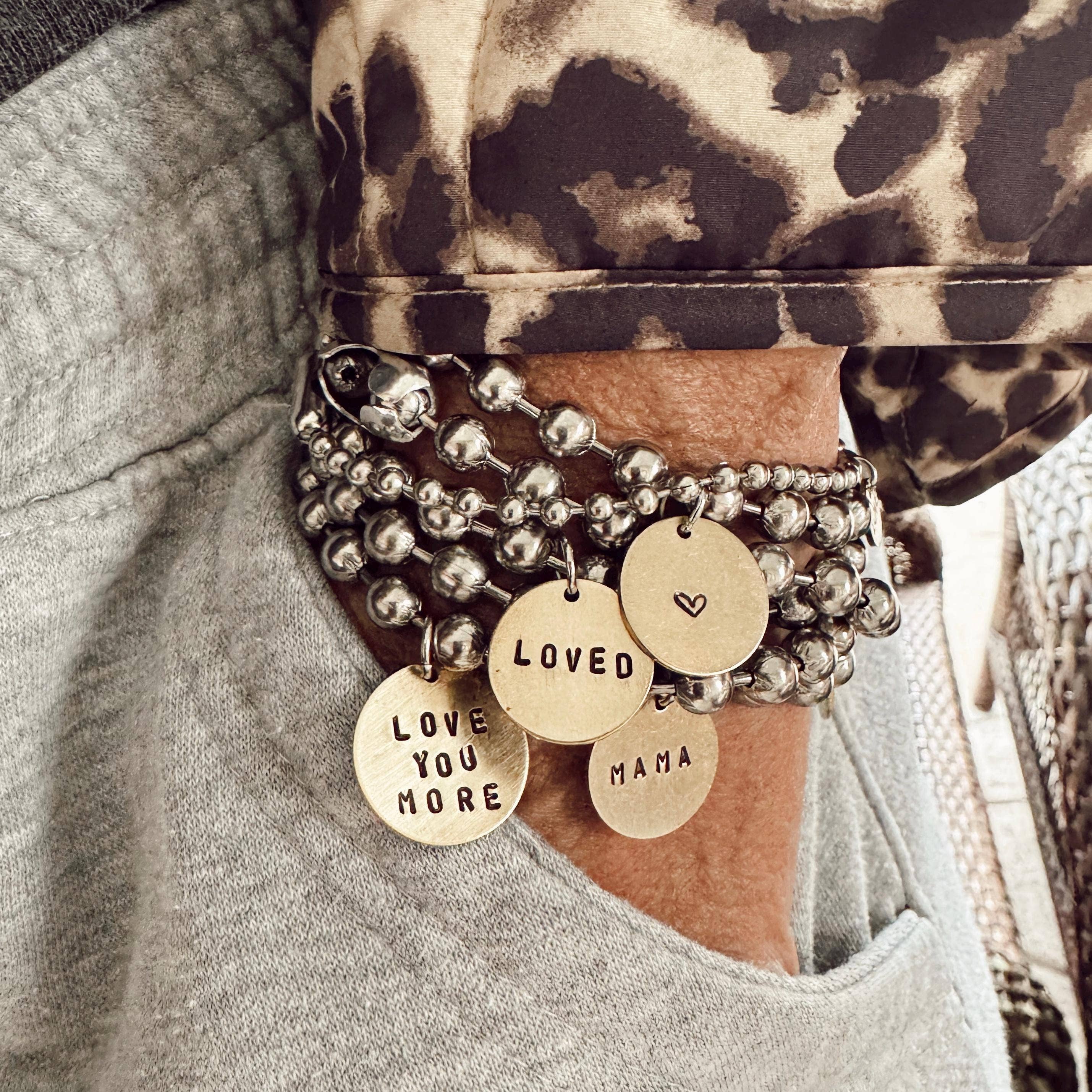 Sosobella Designs - Wholesale Charm/Dangle Bracelet - Stainless Steel & Brass Coin Tag Bracelets2