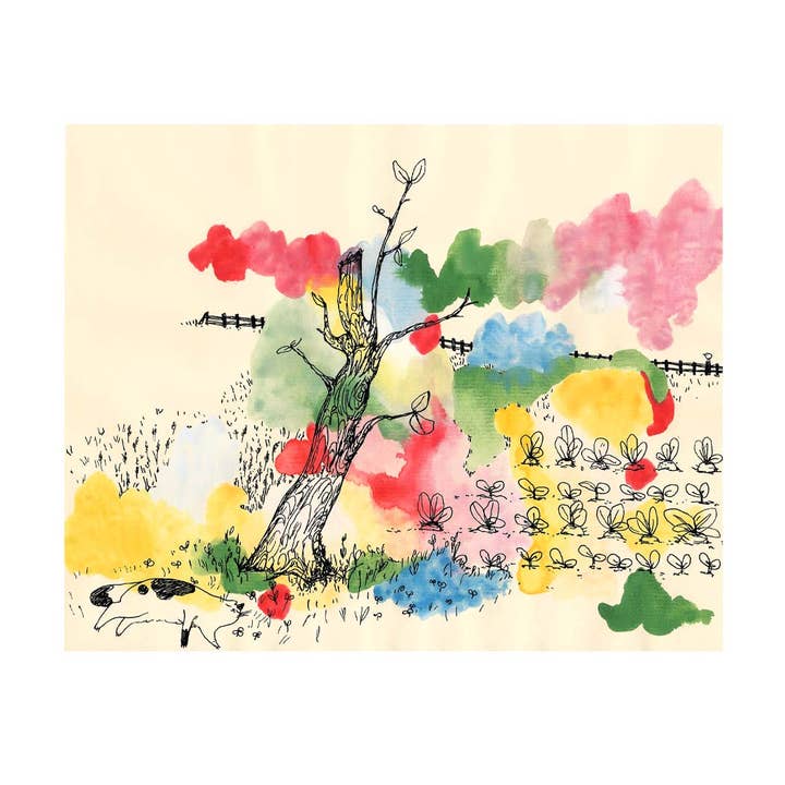 Udskriv - „Ved træet“ for engroshandel hos Rebekah Evans Art