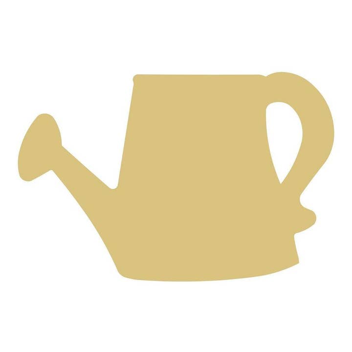 Watering Pot Unfinished Wood Cutout Style 1 for wholesale by Diverse Woodworking