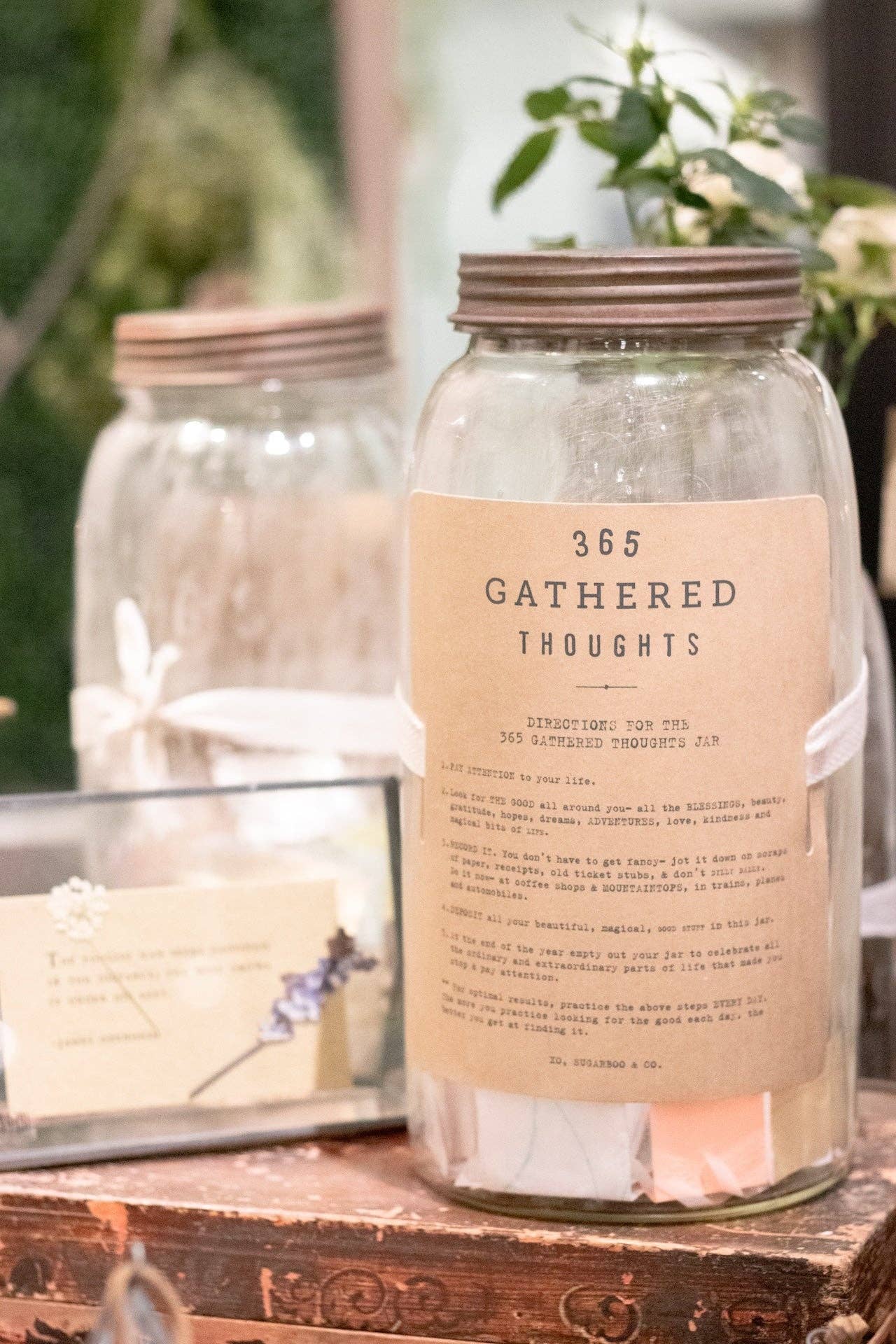 Sugarboo & Co - Wholesale Jar - Gathered Thoughts Jar1