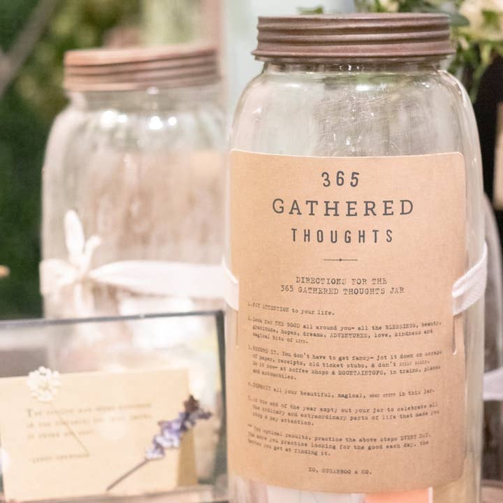 Sugarboo & Co - Wholesale Jar - Gathered Thoughts Jar1