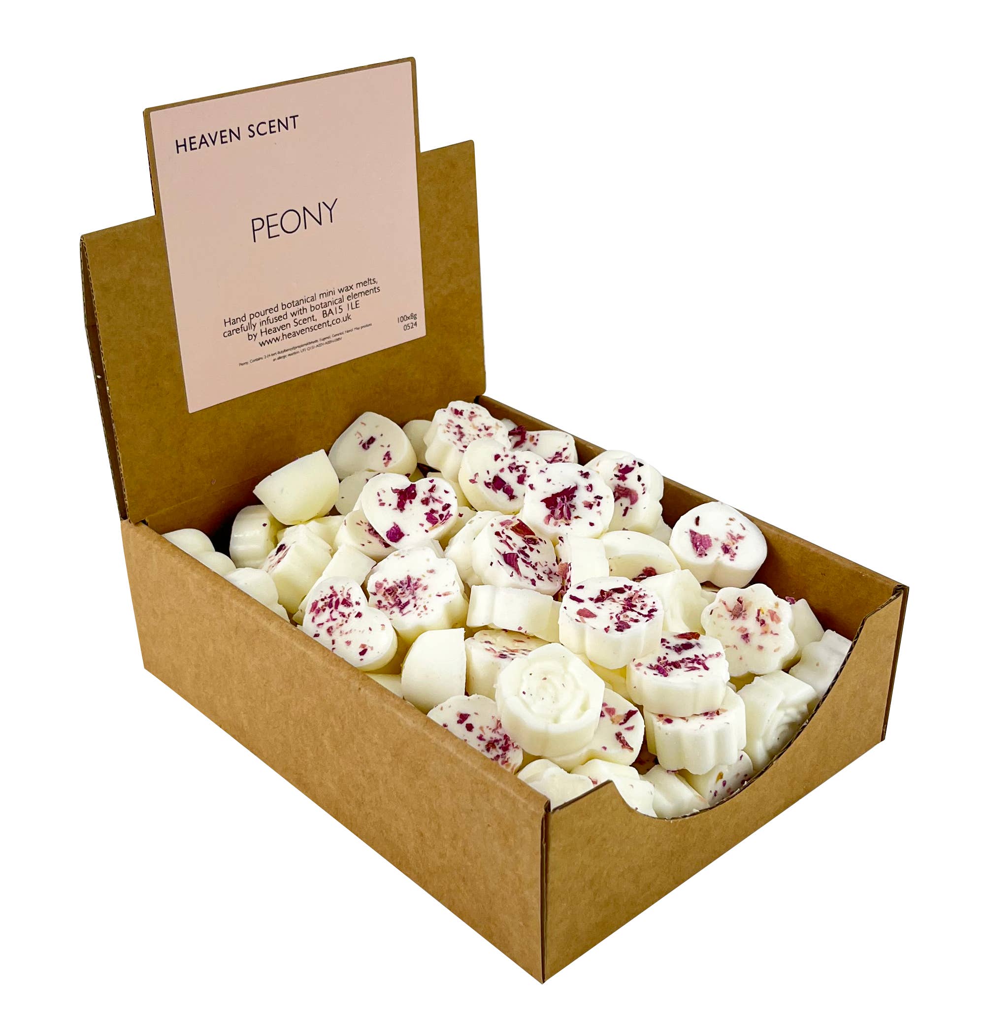 Heaven Scent Incense Ltd - Wholesale Wax Melt - Botanical Mini Wax Melts 600g Box - approx 10010
