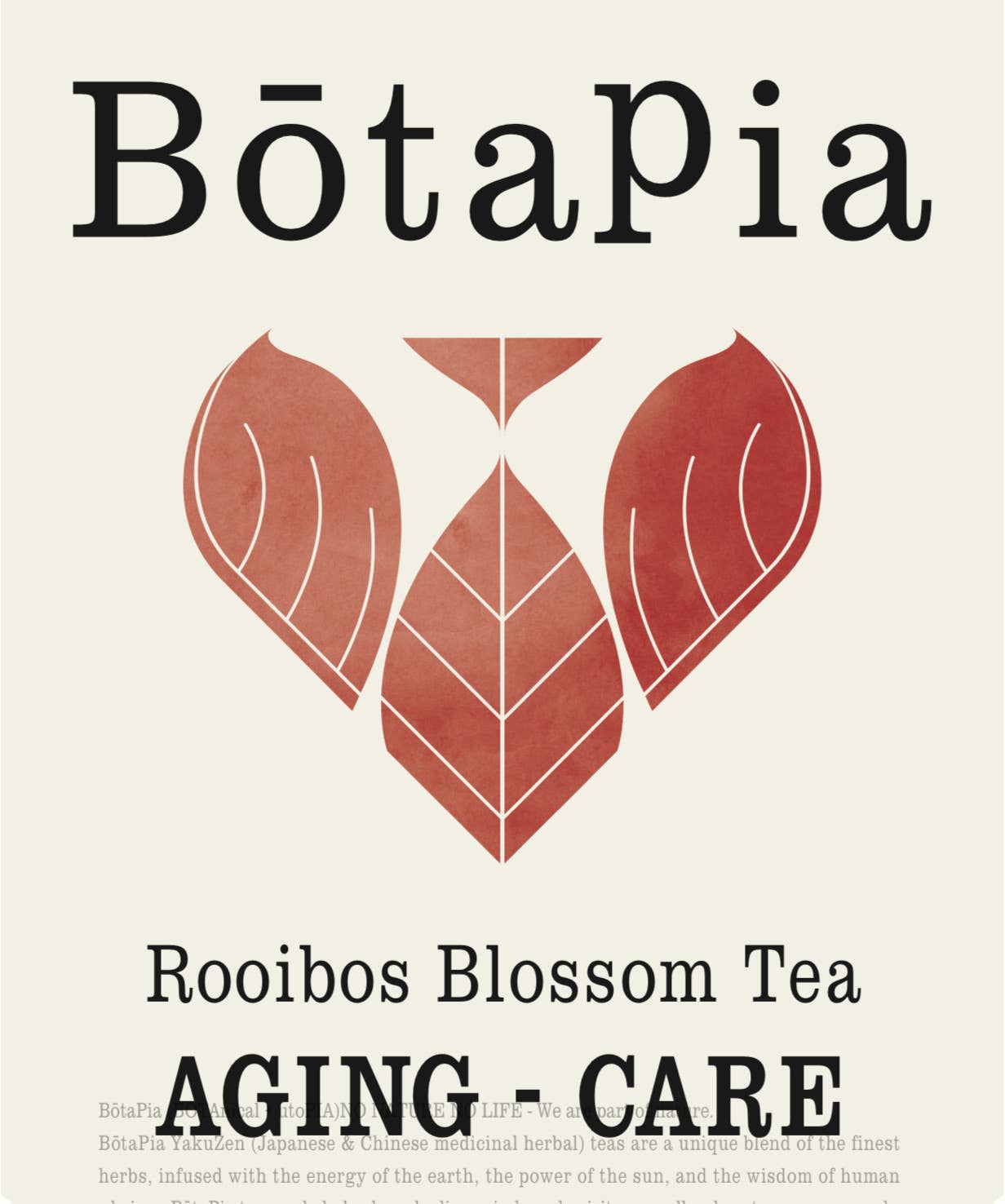 BotaPia - Wholesale Health/Detox Tea - CaffeineFree, Rooibos Blossom Tea - Aging-Care5