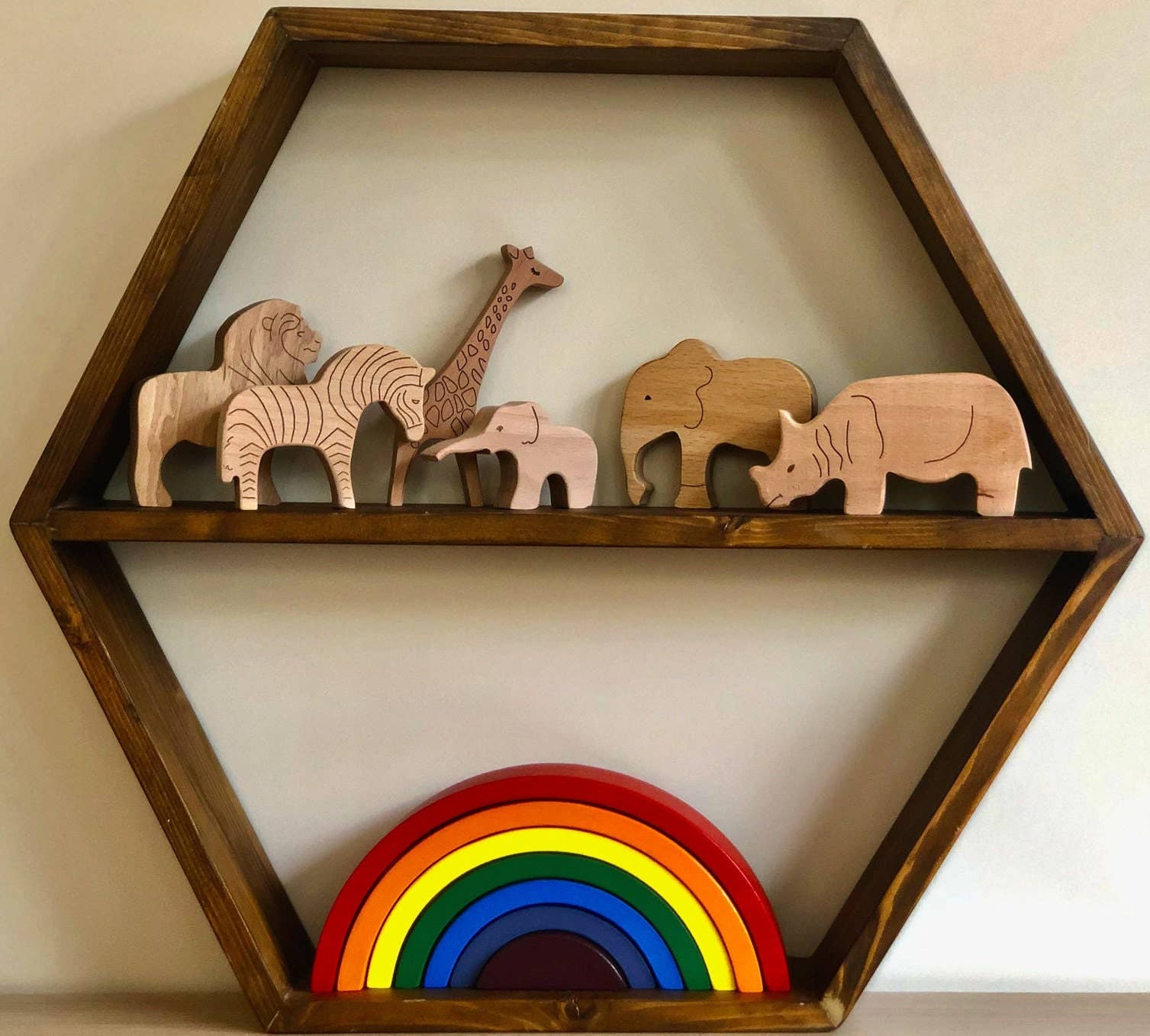 kidodido - Venta al por mayor Juguete de madera - Niños - Animales de Madera Safari, Juguetes de Madera Artesanales para Niños Pequeños2