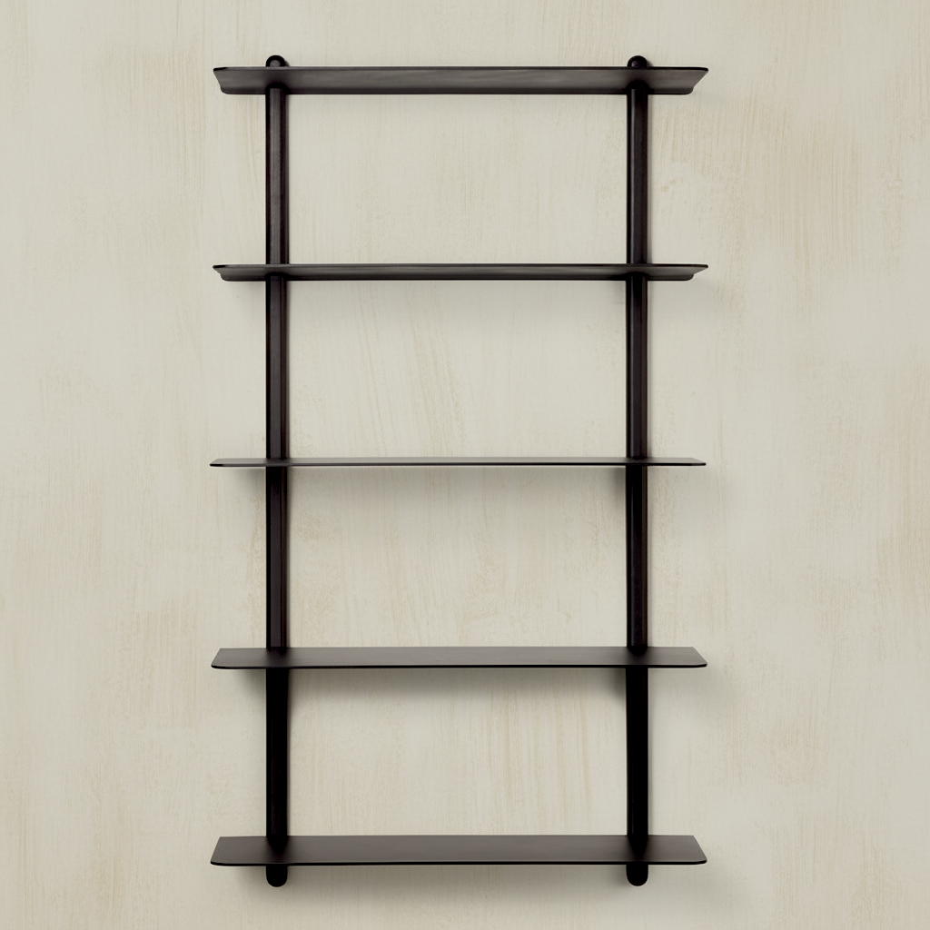 Studio Nordhaven - Wholesale Wall Mounted Shelf - NIVO Shelf Large E - black ash/black3