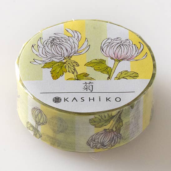 Masking Tape Chrysanthemum for wholesale by KASHIKO