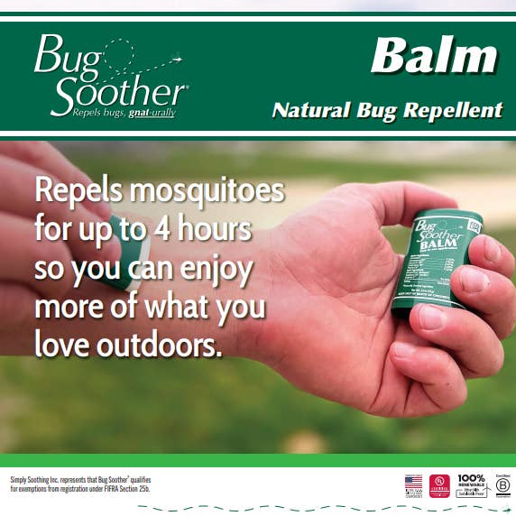 Eco Lips & Bug Soother - Wholesale Insect Repellent - Bug Soother Insect Repellent Balm 18ct Reach-In Display4