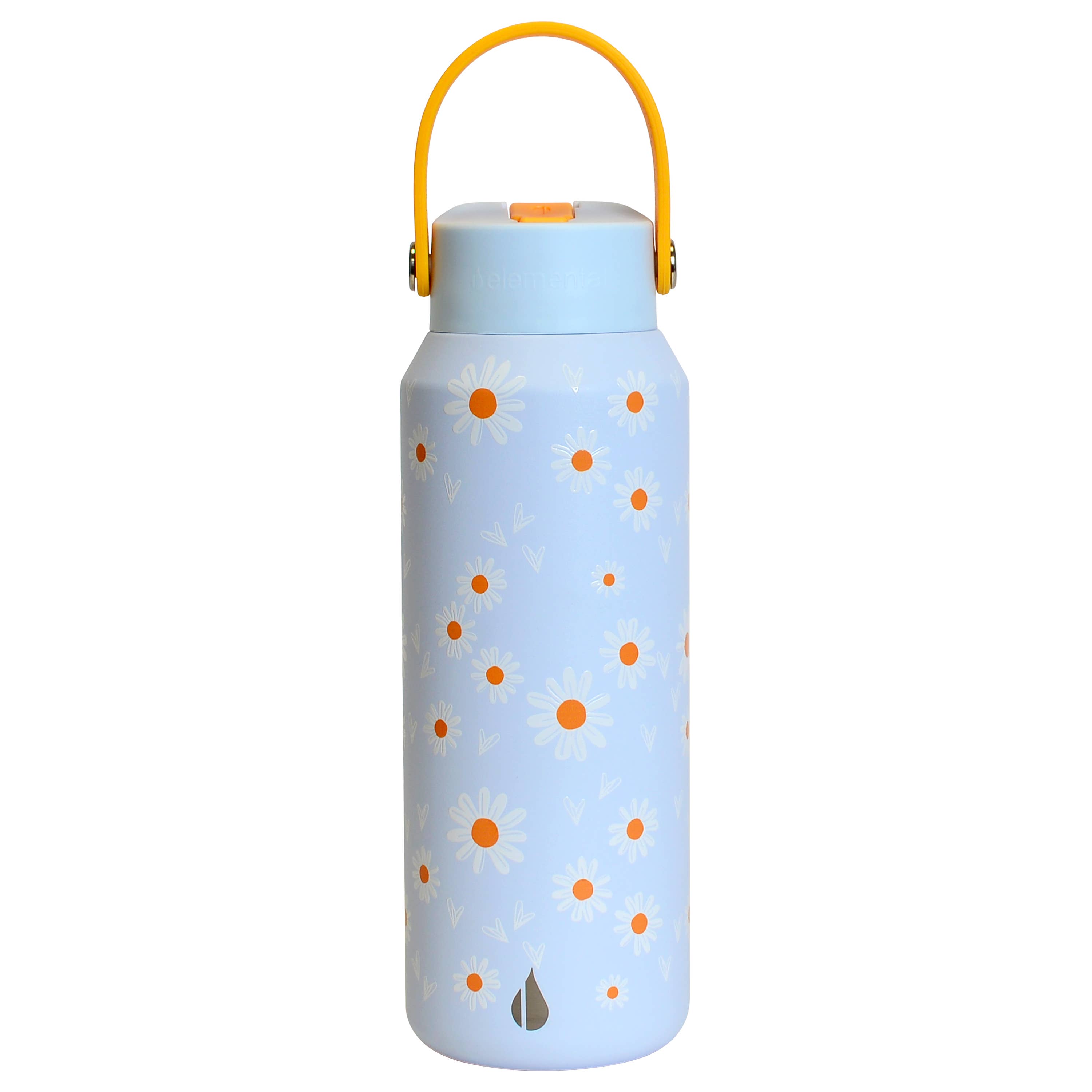 Elemental - Wholesale Water Bottle - Core Insulated Leakproof Bottle w/Handle 40oz - Daisy Daydream5
