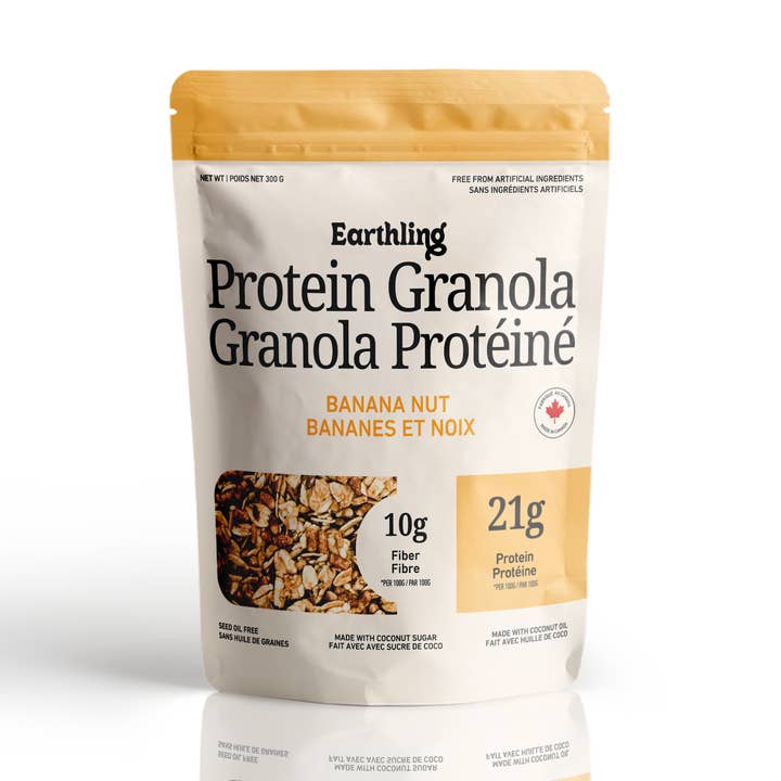 Aardling's Eiwit Granola - Banaan Noten voor wholesale door Earthling