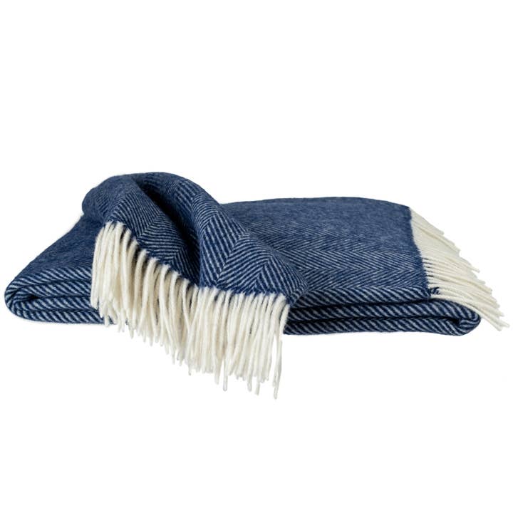 Southampton Home Merino Wool Herringbone Throw for wholesale by Southampton Home