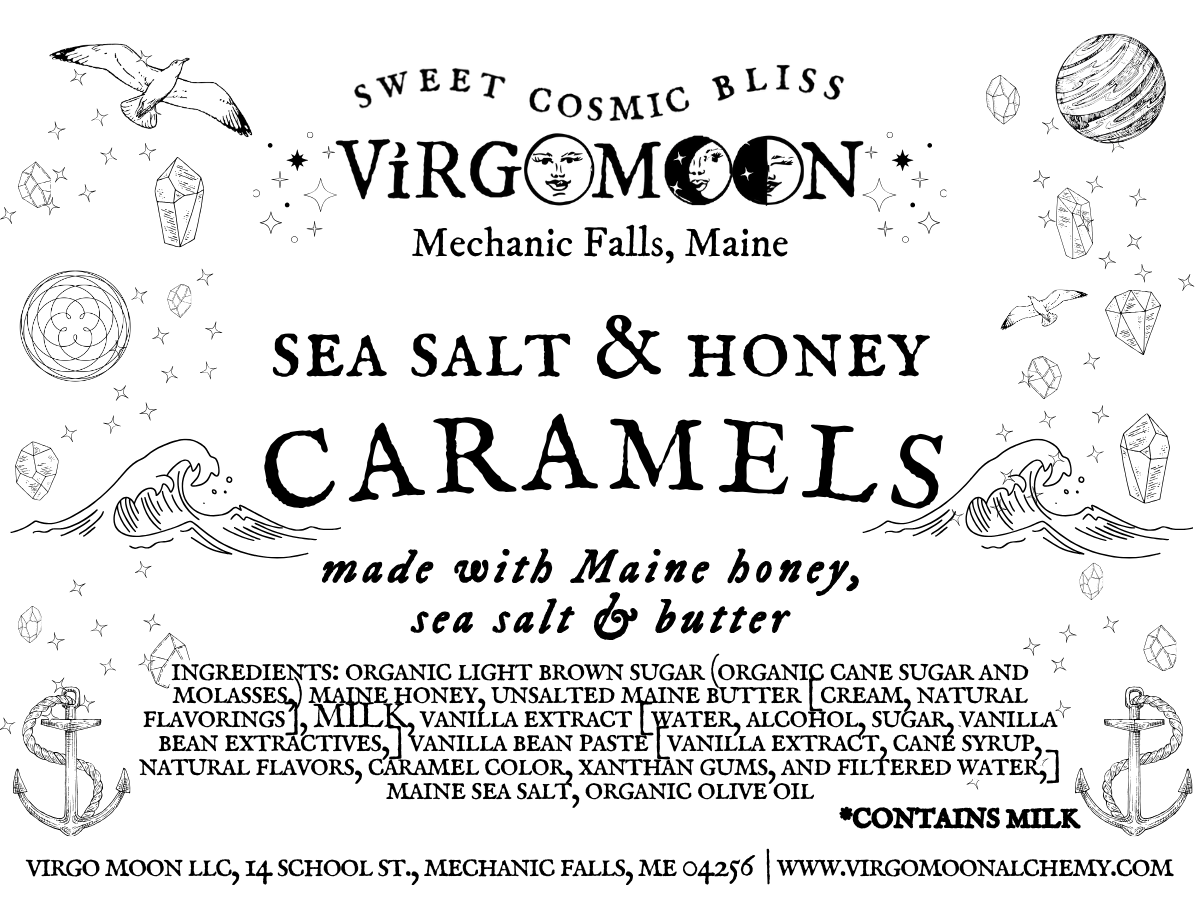 Virgo Moon - Wholesale Caramel - Sea Salt & Honey Caramels (Bulk)3