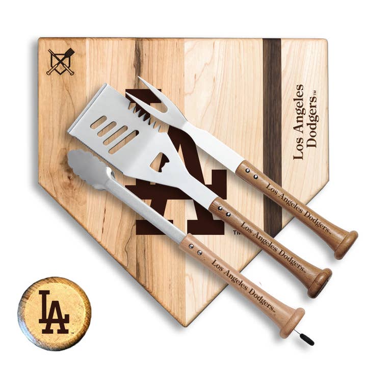 Los Angeles Dodgers "Silver Slugger" Combo Set for wholesale by Baseball BBQ