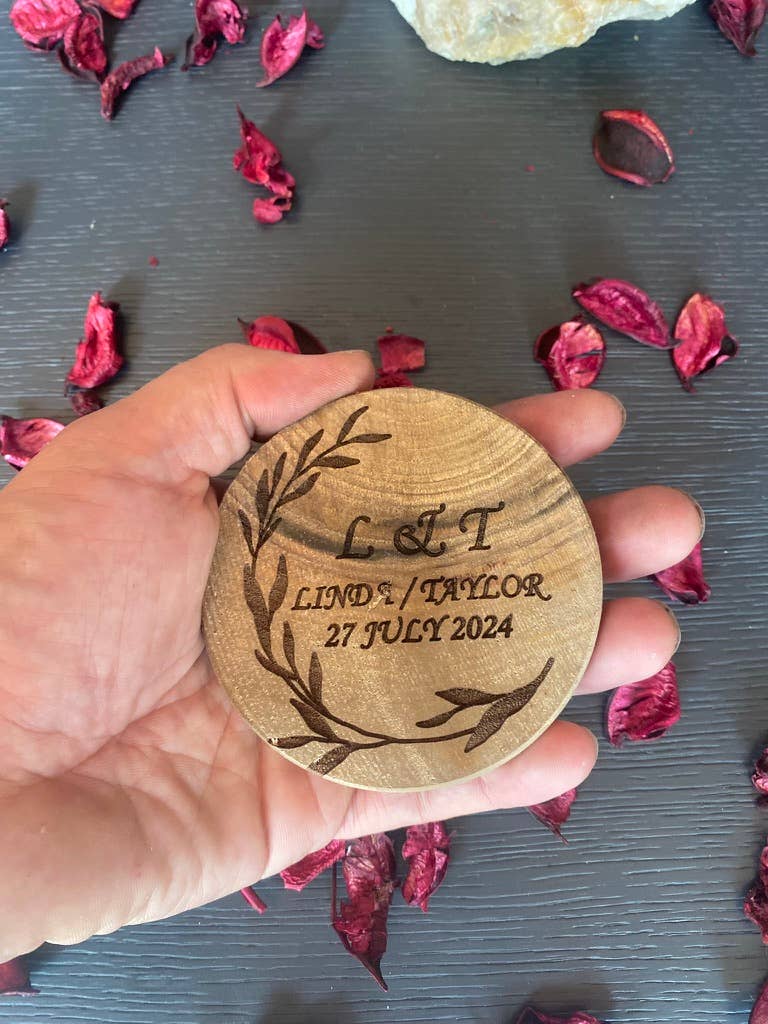 WoodCraftHaven - Vente Sous-verre - Sous-verres en bois fabriqués à la main : des cadeaux de mariage pour votre magasin22