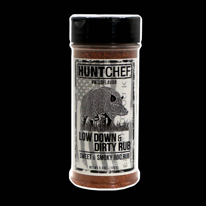 Low Down & Dirty BBQ Seasoning Rub (Case of 12) for wholesale by Heritage Milling