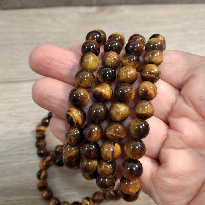 Keystone Crystals - Wholesale Beaded Bracelet - 8mm Gemstone Round Beaded Bracelets – Assorted Crystals