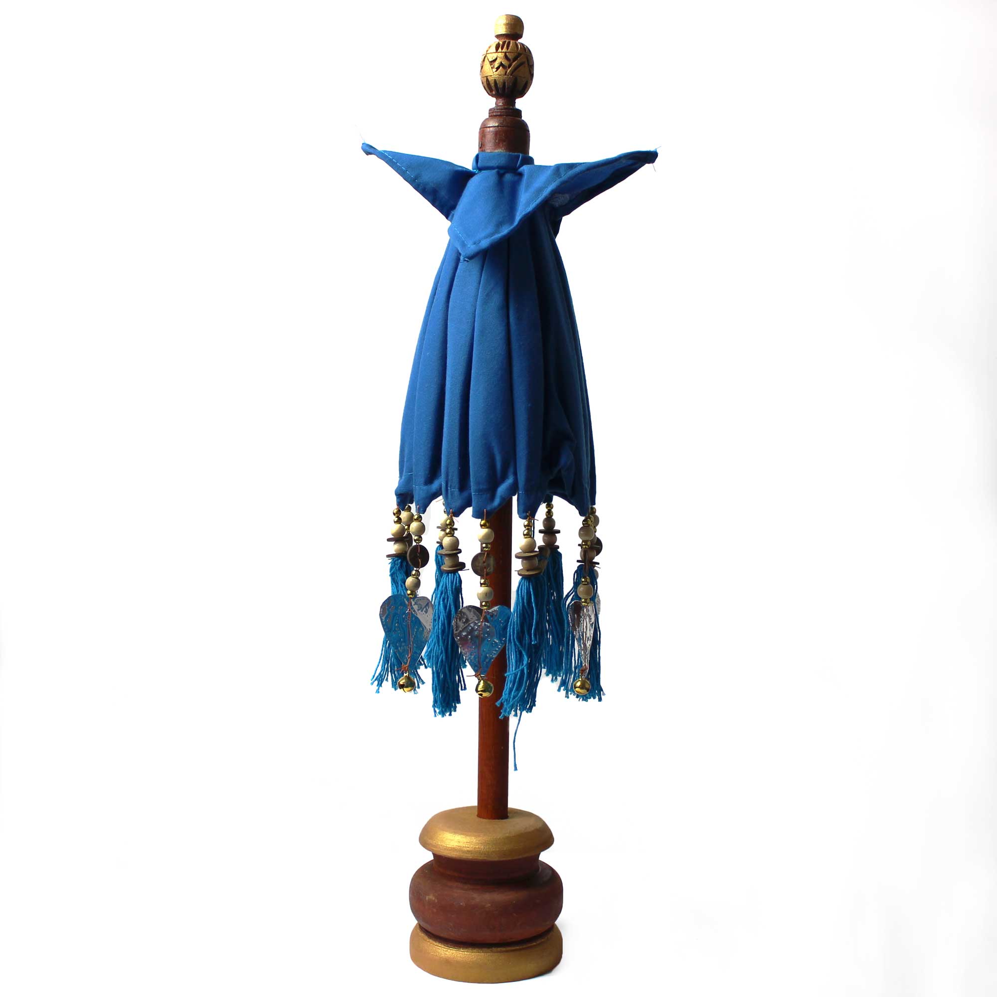 AW Artisan - Wholesale Patio Umbrella - Balir Parasol - Cotton - Blue - 40cm2