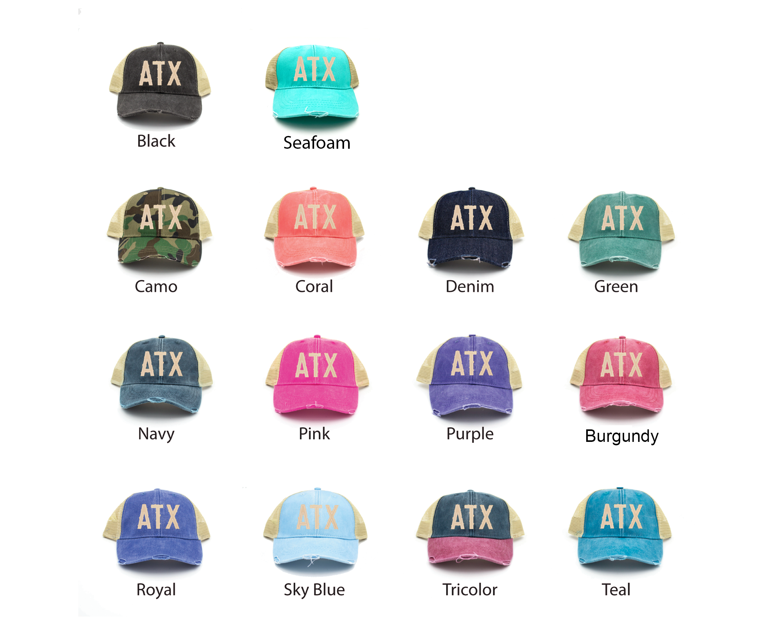 Cotton Mule - Wholesale Trucker Hat - Unisex - ATX Trucker Hats14