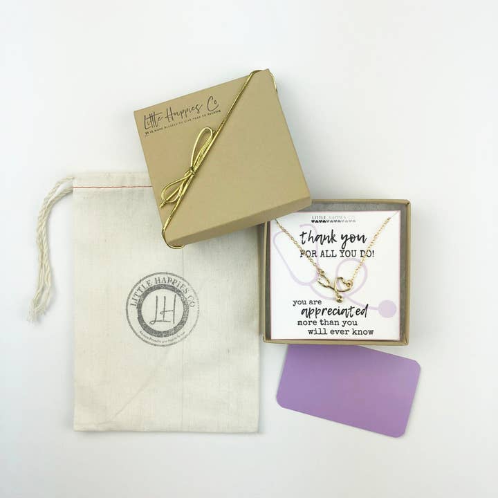 Little Happies Co - Wholesale Pendant/Charm Necklace - Stethoscope Necklace - GIft for Nurse - Doctor - Healthcare1