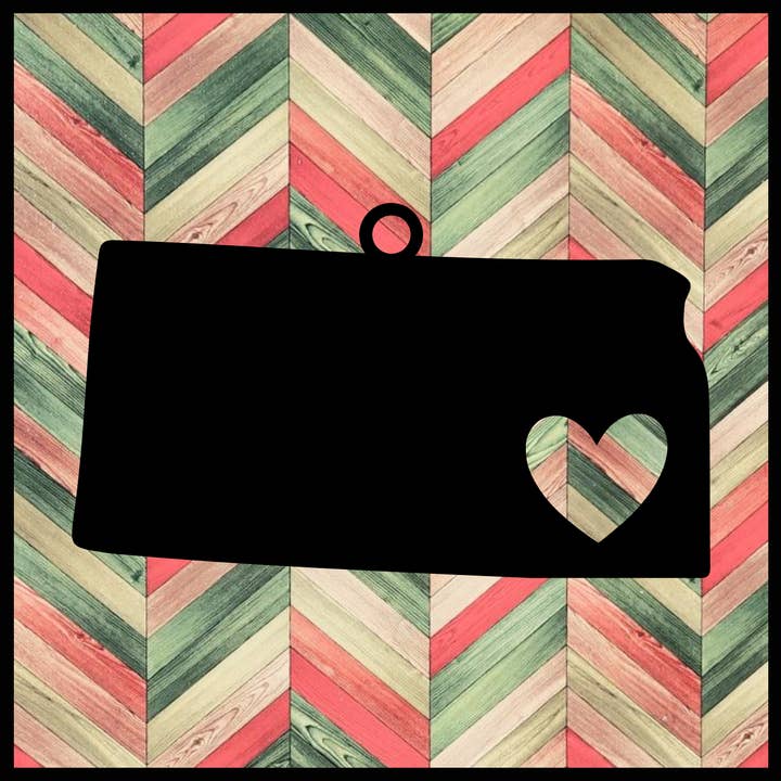 Ornamento in metallo Kansas per la vendita all'ingrosso da parte di Designed With Sparks