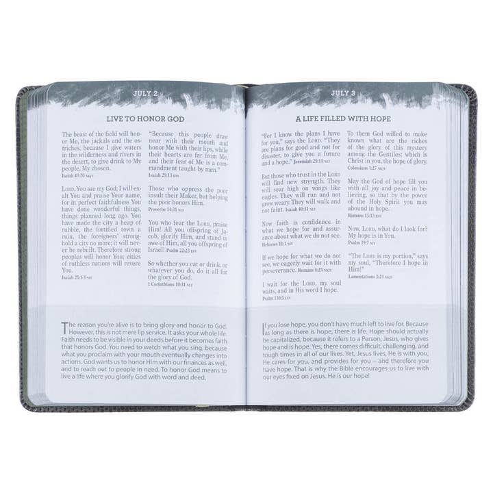 Christian Art Gifts - Vente Religion - Bible de poche dévotionnelle pour hommes en similicuir6