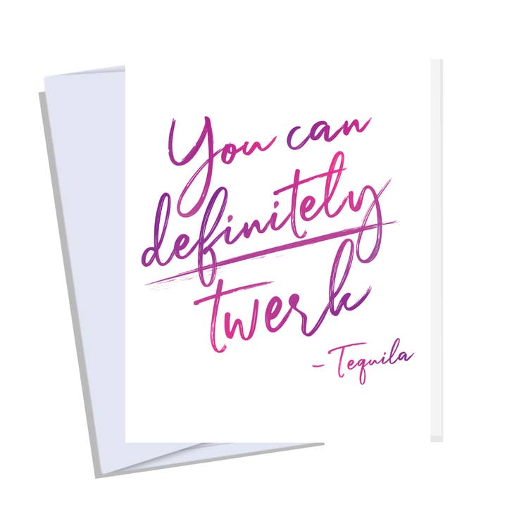 CheerNotes - Wholesale Everyday Greeting Card - You Can Definitely Twerk - Funny Pop Culture Card