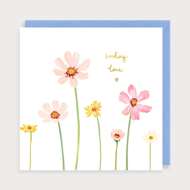 Louise Mulgrew – wholesale Kärlekskort – Skicka kärleksblommor folierat kort0